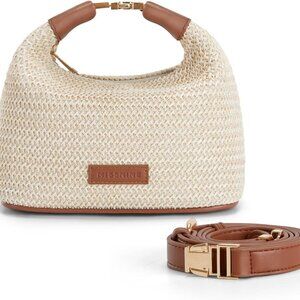 Small Straw Purse for Women Summer Woven Raffia Beach Crossbody Shoulder Bags Va